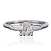 Image 1 : Platinum 1.19ctw Diamond Ring