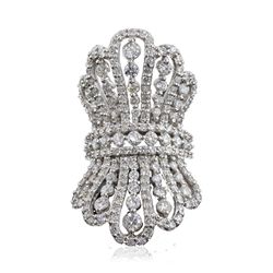 18KT White Gold 10.62ctw Diamond Ring