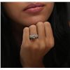 Image 4 : 18KT White Gold EGL Certified 3.10ctw Diamond Ring