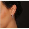 Image 5 : 18KT White Gold 2.20ctw Diamond Earrings
