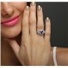Image 5 : 18KT White Gold 2.55ct Tanzanite and Diamond Ring