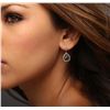 Image 4 : 14KT White Gold 1.81ctw Black Diamond Earrings