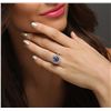 Image 5 : 14KT White Gold 1.85ct Tanzanite and Diamond Ring