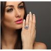 Image 6 : 14KT White Gold 1.85ct Tanzanite and Diamond Ring