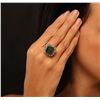 Image 3 : 14KT Yellow Gold 10.80ct Emerald and Diamond Ring