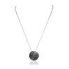 Image 3 : 14KT White Gold 0.62ctw Diamond Pendant With Chain