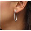 Image 6 : 14KT White Gold 2.04ctw Diamond Earrings
