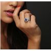Image 5 : 14KT White Gold 1.93ct Tanzanite and Diamond Ring