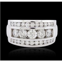 14KT White Gold 2.52ctw Diamond Ring