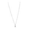 Image 4 : 14KT White Gold 0.90ctw Diamond Pendant With Chain