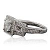 Image 2 : 14KT White Gold 2.00ctw Diamond  Ring