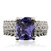 Image 1 : 14KT Two-Tone 3.16ct Tanzanite and Diamond Ring