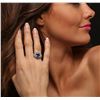 Image 5 : 14KT White Gold 3.38ct Tanzanite and Diamond Ring