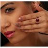 Image 3 : 14KT Rose Gold 6.13ct Ruby and Diamond Ring