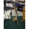 Image 8 : HUGHES OWENS SURVERORS DUMPY LEVEL IN ORIGINAL WOOD BOX - INCLUDES BRASS PLUM BOB & SCREWDRIVER & 2 