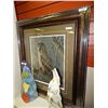 Image 1 : FRAMED LIMITED EDITON PRINT - GIANT EAGLE OWL - ROBERT BATEMAN - GALLERY ESTIMATE $1000
