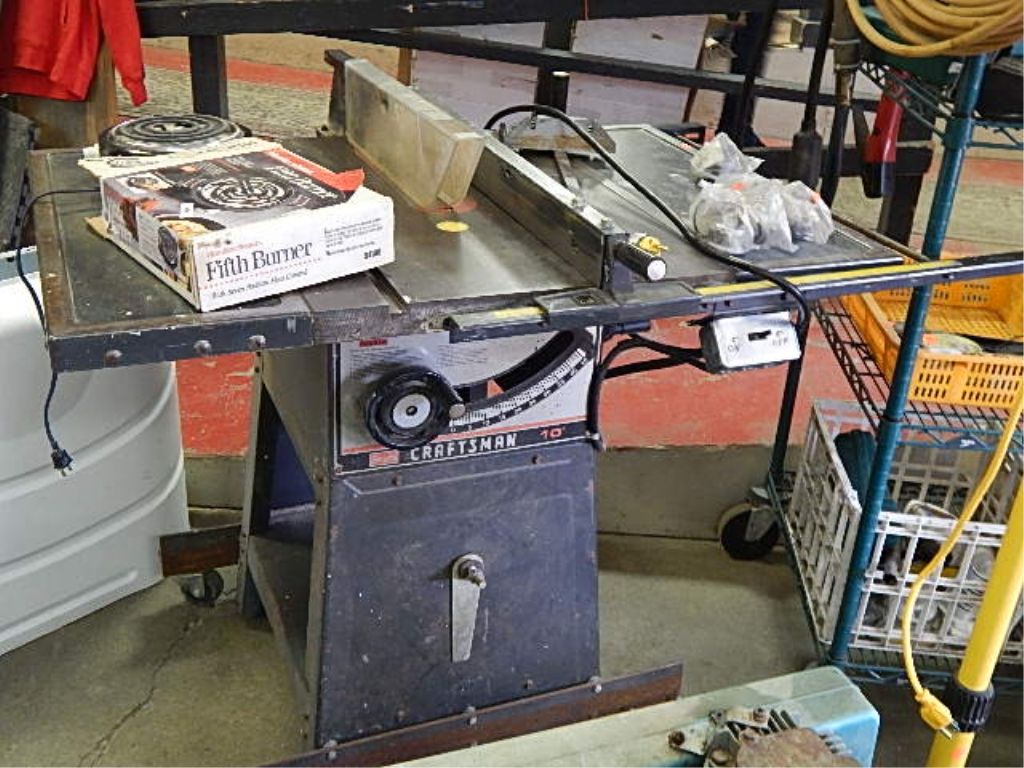 CRAFTSMAN 10" TABLE SAW 1HP MOTOR 110/220VOLT