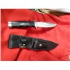 Image 1 : NEW HUNTING KNIFE AND SHEATH AND SHARPENING STONE