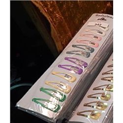 HAIR CLIPS - PASTEL COLOR - 6 PKS OF 12 PER LOT