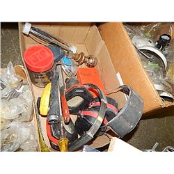 BOX OF ASSORTED TOOLS