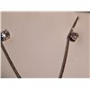Image 3 : NECKLACE AND EARINGS - 10K WHITE GOLD