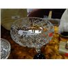Image 1 : PIN WHEEL CRYSTAL BOWL WIHT 3 FEET