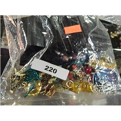 BAG OF ASSORTED JEWELERY