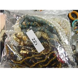 BAG OF ASSORTED JEWELERY