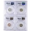 Image 2 : 1961, 1962, 1963 AND 1964 ROOSEVELT DIMES, ALL PCGS PROOF-67