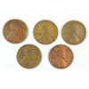 Image 1 : (5) 1915-S LINCOLN CENTS
