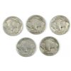 Image 2 : (5) 1921 BUFFALO NICKELS
