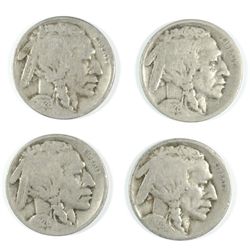 (4) 1926-S BUFFALO NICKELS