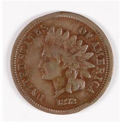 1872 INDIAN ONE CENT FINE