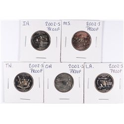 SET OF 2002-S PROOF STATEHOOD QUARTERS