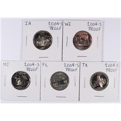 SET OF 2004-S PROOF STATEHOOD QUARTERS