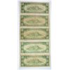 Image 2 : (5) $10 SILVER CERTIFICATES (BLUE SEAL)
