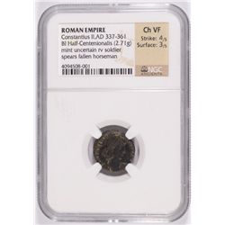 ANCIENT ROMAN EMPIRE CONSTANTIUS II AD 337-361 NGC CH VF