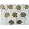 Image 1 : (9) 1938-D BUFFALO NICKELS