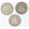 Image 1 : (3) SEATED QUARTERS (57, 59, 73)