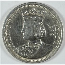 1893 ISABELLA COMMEN QUARTER XF