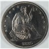 Image 1 : 1885 PROOF SEATED HALF DOLLAR PF-64+ (NICE WHITE COIN)