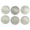 Image 2 : (6) WALKING LIBERTY HALF DOLLARS (19-D, 19-S, 20, 20-S, 27-S, 28-S)