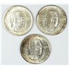 Image 1 : (3) CH BU BOOKER T WASHINGTON COMMEN HALF DOLLARS