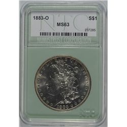 1883-O MORGAN DOLLAR NTC MS-63