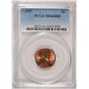 Image 1 : 1957 LINCOLN CENT, PCGS MS-66 RED