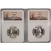 Image 1 : 1955 P&D WASHINGTON QUARTERS, NGC  MS-65