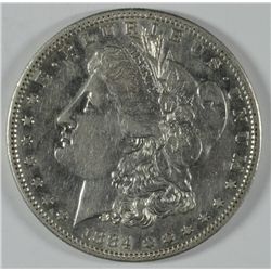 1884-S MORGAN DOLLAR AU-55