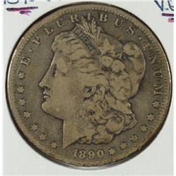 1890-CC MORGAN DOLLAR VG