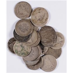 (21) SEATED DIMES FAIR'S