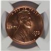 Image 2 : 1973-S LINCOLN CENT, NGC MS-66 RED!  NO RECORDS OF 67 EXIST!